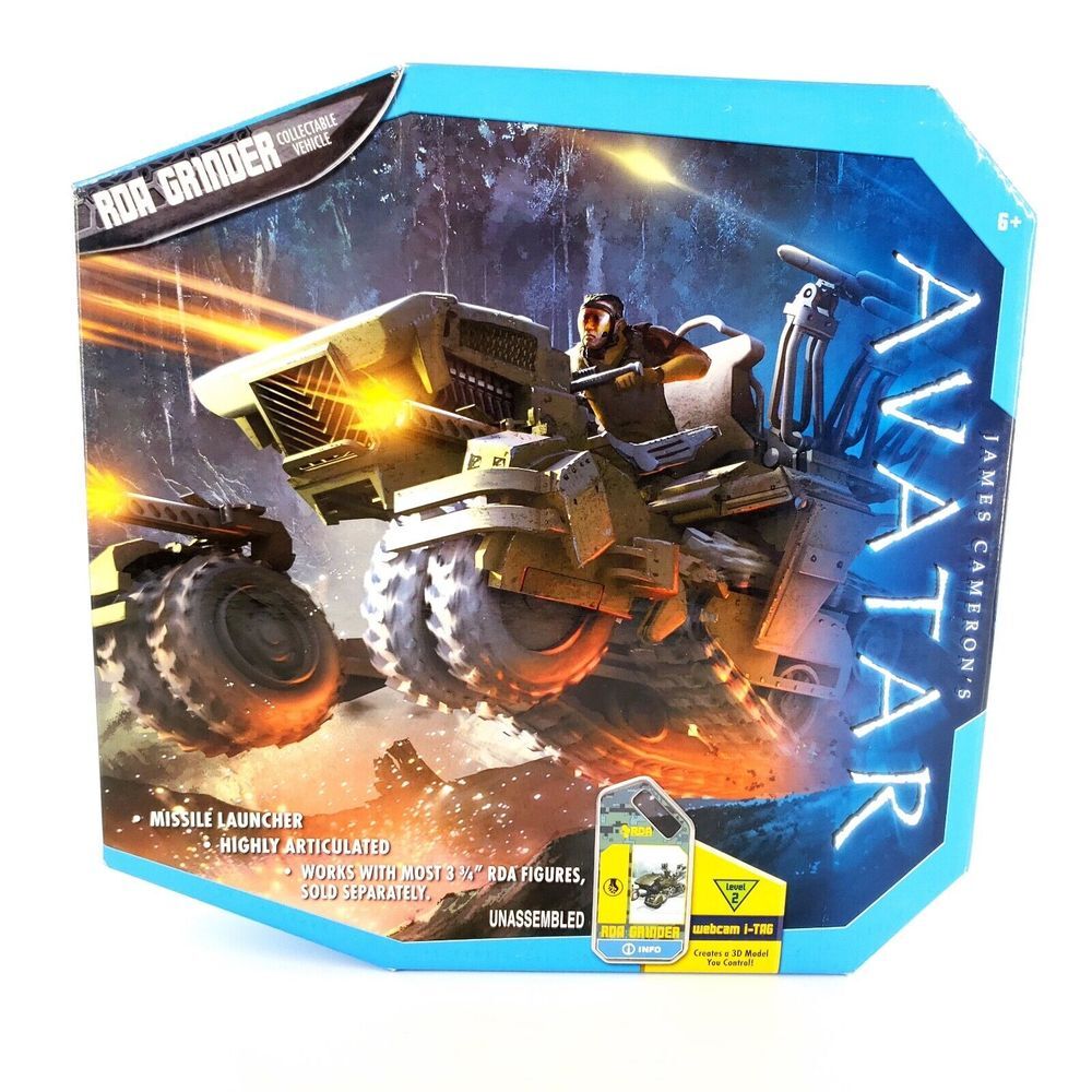 James Cameron's Avatar RDA Grinder Collectable Vehicle Level 2 Webcam I-TAG New